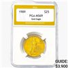1989 US 1/2oz. Gold $25 Eagle PGA MS69
