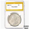 1887-O Morgan Silver Dollar PGA MS64