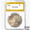1925 Silver Peace Dollar PGA MS66