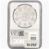 Image 2 : 2000Mo 1oz. Silver Mexicanos Onza NGC MS69
