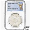 1995Mo 1oz. Silver Mexicanos Onza NGC MS69