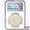Image 1 : 1993Mo 1oz. Silver Mexicanos Onza NGC MS68
