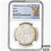 Image 1 : 1986Mo 1oz. Silver Mexicanos Onza NGC MS67