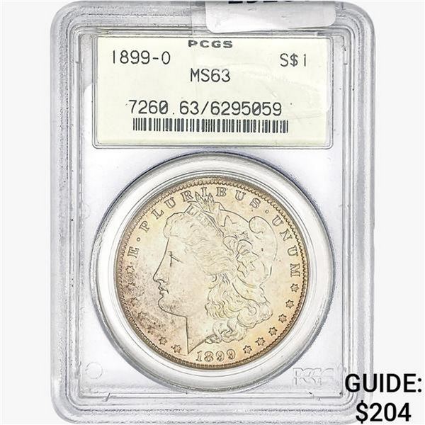 1899-O Morgan Silver Dollar PCGS MS63