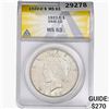 Image 1 : 1922-D Silver Peace Dollar ANACS MS63 VAM-1D