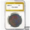 1885-O Morgan Silver Dollar PGA MS65