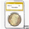 1921-S Morgan Silver Dollar PGA MS65+