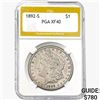 1892-S Morgan Silver Dollar PGA XF40