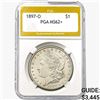 1897-O Morgan Silver Dollar PGA MS62+