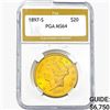 1897-S $20 Gold Double Eagle PGA MS64