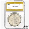 1886-S Morgan Silver Dollar PGA MS63