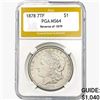 1878 Morgan Silver Dollar PGA MS64 REV 79