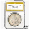 1884-CC Morgan Silver Dollar PGA MS65