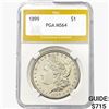 Image 1 : 1899 Morgan Silver Dollar PGA MS64