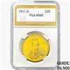1911-D $20 Gold Double Eagle PGA MS65