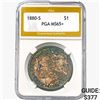 1880-S Morgan Silver Dollar PGA MS65+