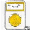 1928 $20 Gold Double Eagle PGA MS65