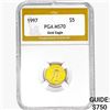 1997 US 1/10oz. Gold $5 Eagle PGA MS70