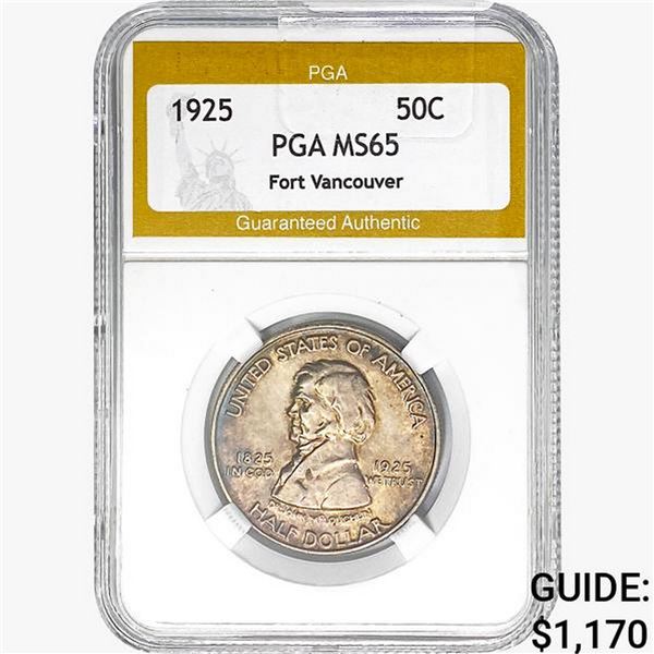 1925 Vancouver Half Dollar PGA MS65