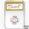 Image 1 : 1939-S Mercury Silver Dime PGA MS65 FSB