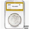 Image 1 : 1899 Morgan Silver Dollar PGA MS63