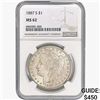 1887-S Morgan Silver Dollar NGC MS62