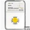 1855 Rare Gold Dollar NGC AU55
