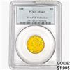 Image 1 : 1881 $5 Gold Half Eagle PCGS MS63 Rive d'Or COLL.