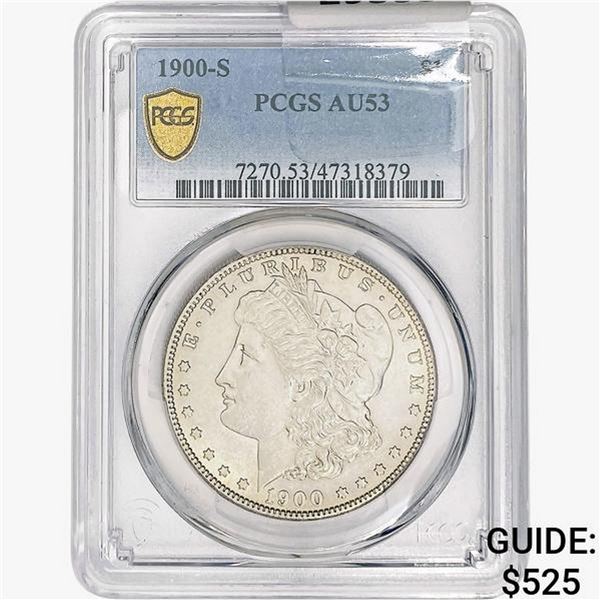 1900-S Morgan Silver Dollar PCGS AU53