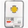 Image 2 : 1854 $2.50 Gold Quarter Eagle NGC AU55