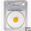 1853 Rare Gold Dollar PCGS MS62