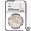 Image 1 : 1881-S Morgan Silver Dollar NGC MS65