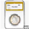 1834 Capped Bust Half Dollar PGA MS62