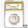 Image 1 : 1946 Booker T Half Dollar PGA MS65+ PL