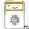 1893 Isabella Silver Quarter PGA PR64