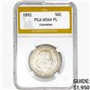 Image 1 : 1892 Columbia Half Dollar PGA MS64 PL