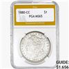 1880-CC Morgan Silver Dollar PGA MS65