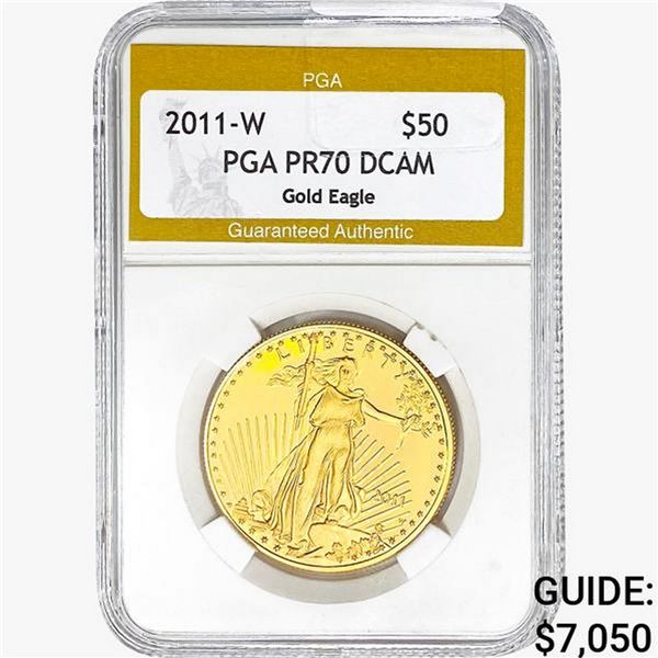 2011-W US 1oz. Gold $50 Eagle PGA PR70 DCAM