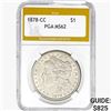 1878-CC Morgan Silver Dollar PGA MS62