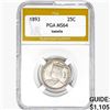 1893 Isabella Silver Quarter PGA MS64