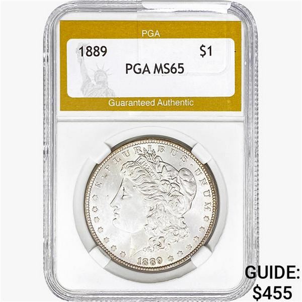 1889 Morgan Silver Dollar PGA MS65