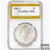Image 1 : 1880-S Morgan Silver Dollar PGA MS66+ DMPL