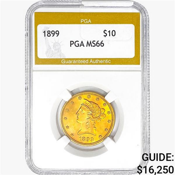 1899 $10 Gold Eagle PGA MS66