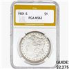 Image 1 : 1901-S Morgan Silver Dollar PGA MS63