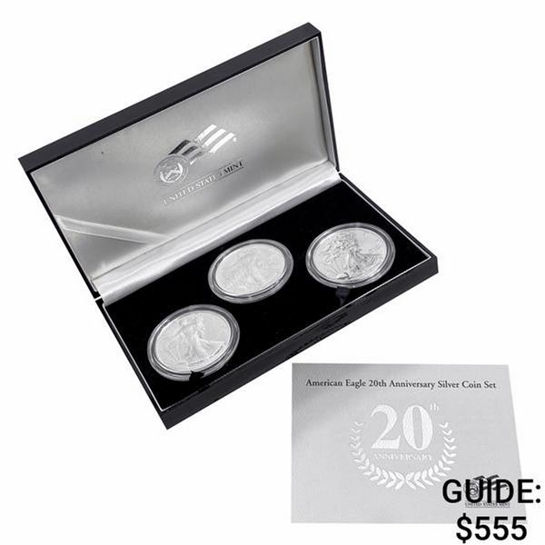 2006 ASE 20th Anniversary Set (3 Coins)