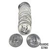 1954 D BU Franklin Half Dollar Roll (20 coins)