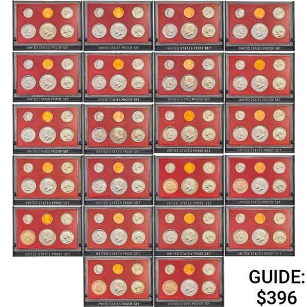 1980-1982 Proof Set Lot (110 Coins)