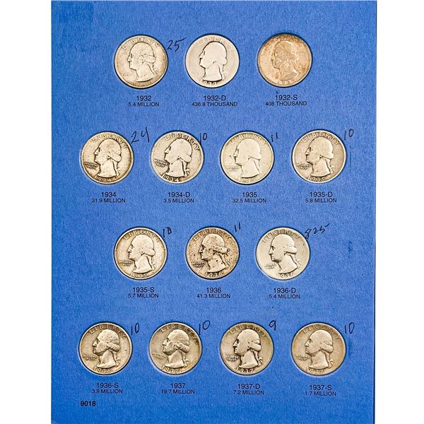[41] 1932-1947 Washington Quarter Album