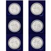 Image 1 : [6] 2011-2015 U.S. Mint Am. Silver Eagle UNC Coin