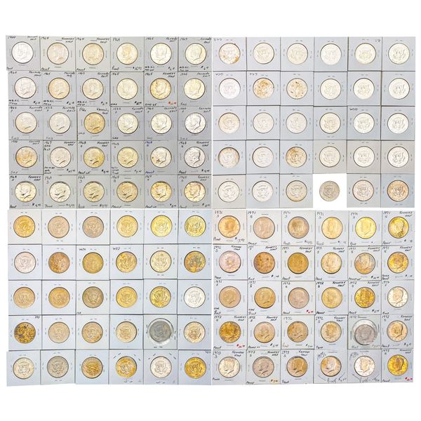 [214] 1964-1979 Proof Kennedy Halves Collection